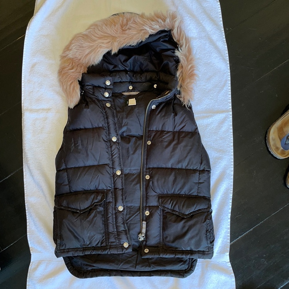 JCrew womens puffer vest size small